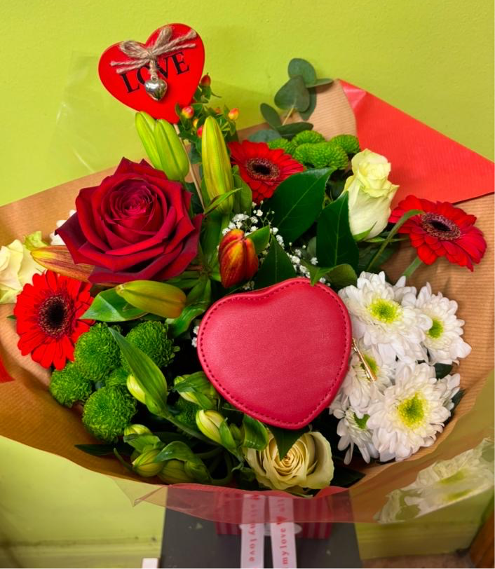 Jewellery Box Valentines Day Bouquet