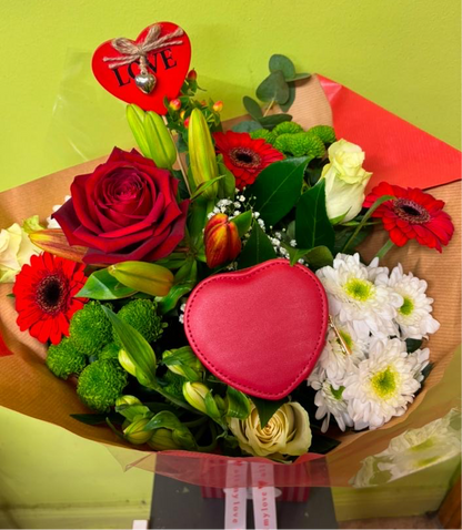 Jewellery Box Valentines Day Bouquet