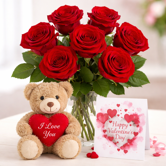 Classic Valentines Roses