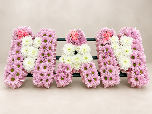 "Mam" Floral Funeral Tribute