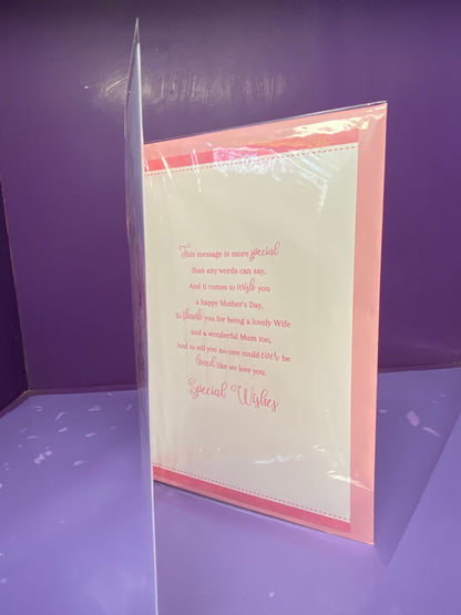 Mothers Day Card for Wife
