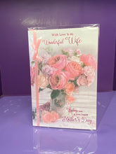 Load image into Gallery viewer, Mothers Day Card for Wife